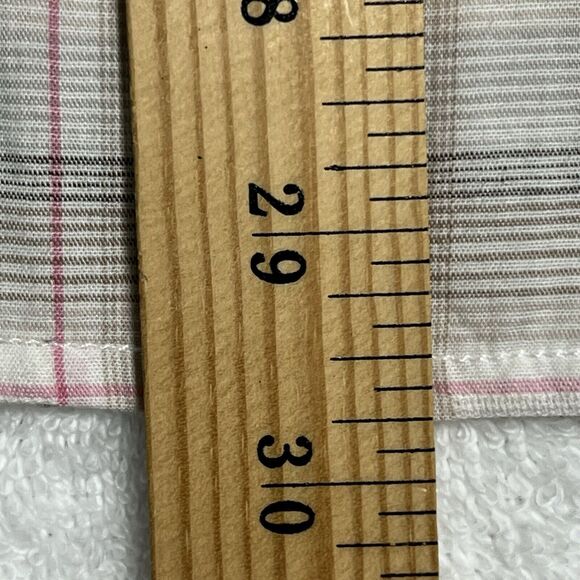 SCOTCH Plaid Shirt SPADE Graphics Men's XL Beige Casual Button Up NWT - Picture 8 of 17